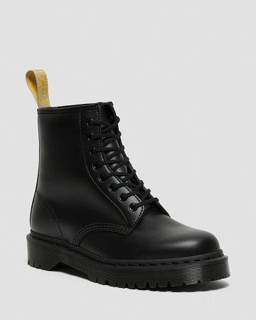 Black Men's Dr Martens Vegan 1460 Bex Mono Lace Up Boots | CA 543HAP